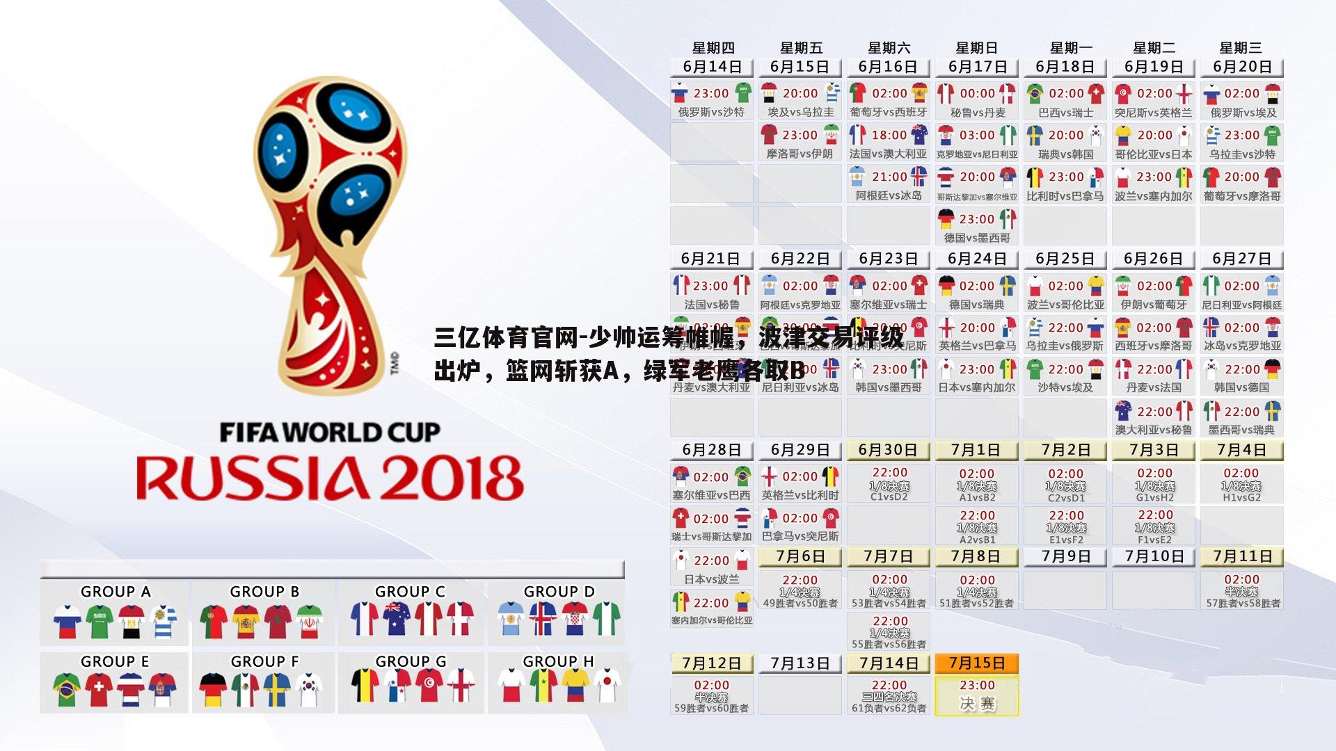 三亿体育官网-少帅运筹帷幄，波津交易评级出炉，篮网斩获A，绿军老鹰各取B